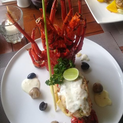 Chef Wayan Sukadana cocobeli Broiler Lobster