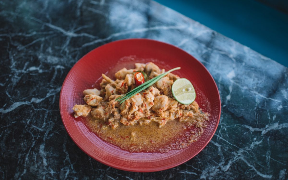 Seafood Red bumbu CURRY Ketumbar Bistro and Bar Cocobeli