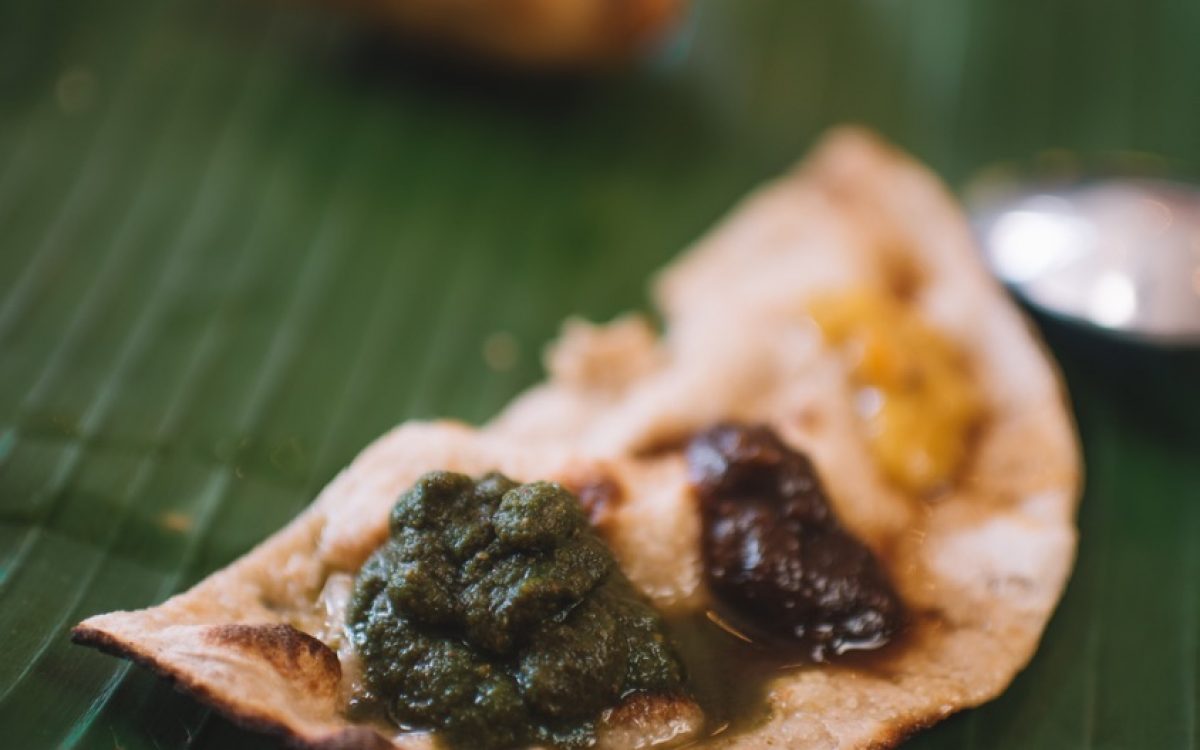 CORIANDER MINT CHUTNEY Roti Daal Cocobeli