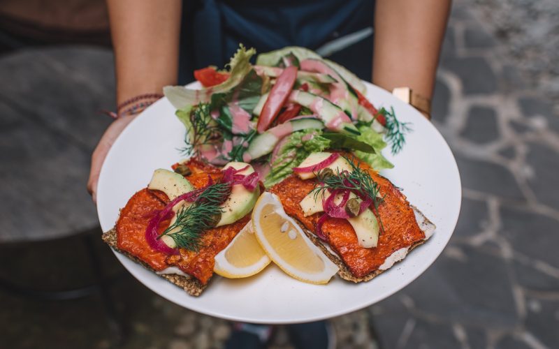 Norwegian-Style Gravlax Open Sandwich Sayuri Healing Food Cocobeli