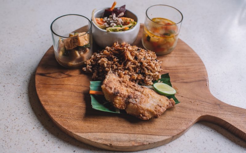fried miso fish MANA UBUD COCOBELI fried miso fish MANA UBUD COCOBELI