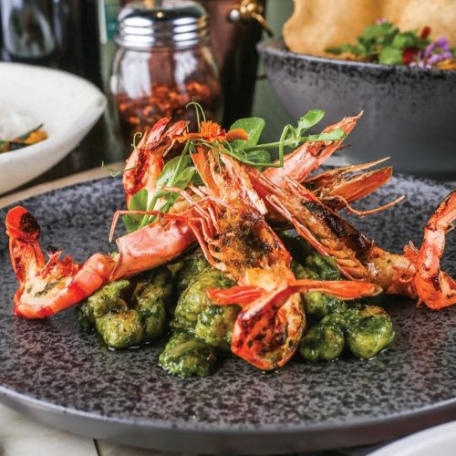 Grilled Gnoochi Prawn Flynn Jakarta Cocobeli